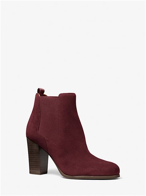 michael kors beatrix suede ankle boot|Lottie Suede Ankle Boot .